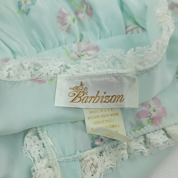 Barbizon Satin Remarque Vintage Nightgown Sz Small - Picture 2 of 9